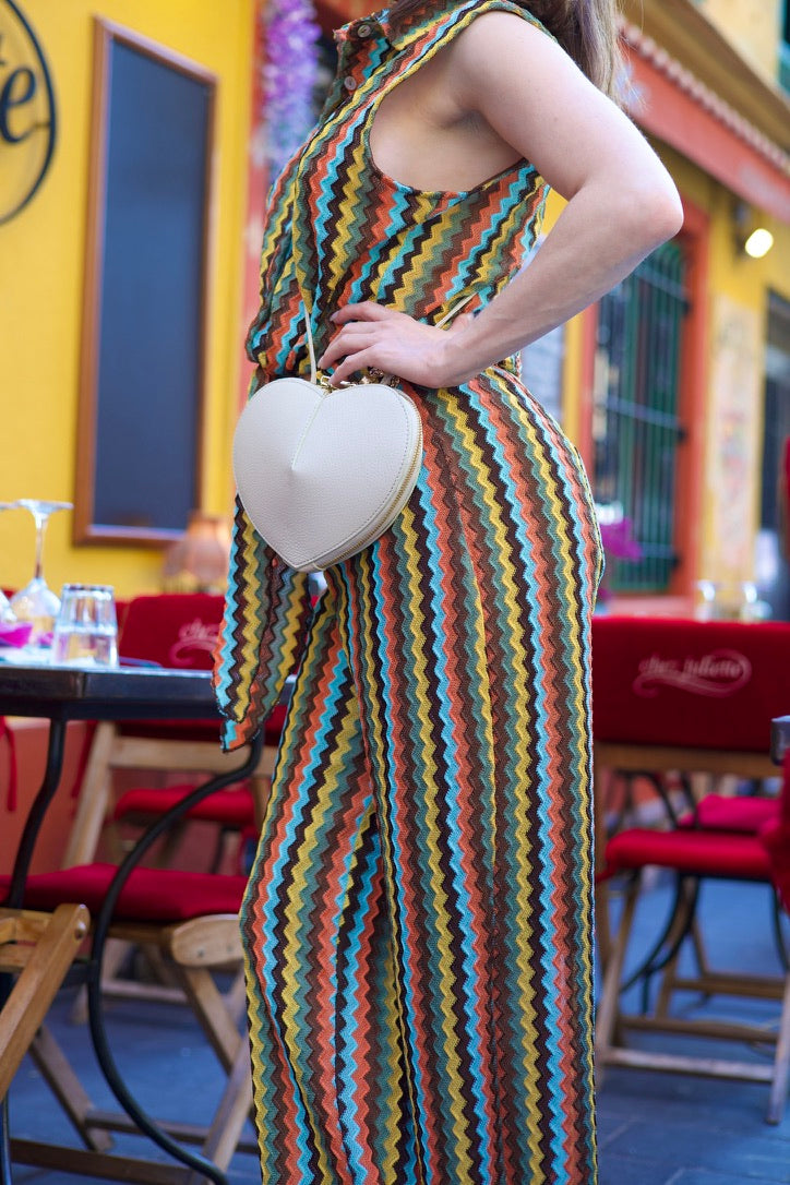 Ensemble deux pièces imprimé multicolore