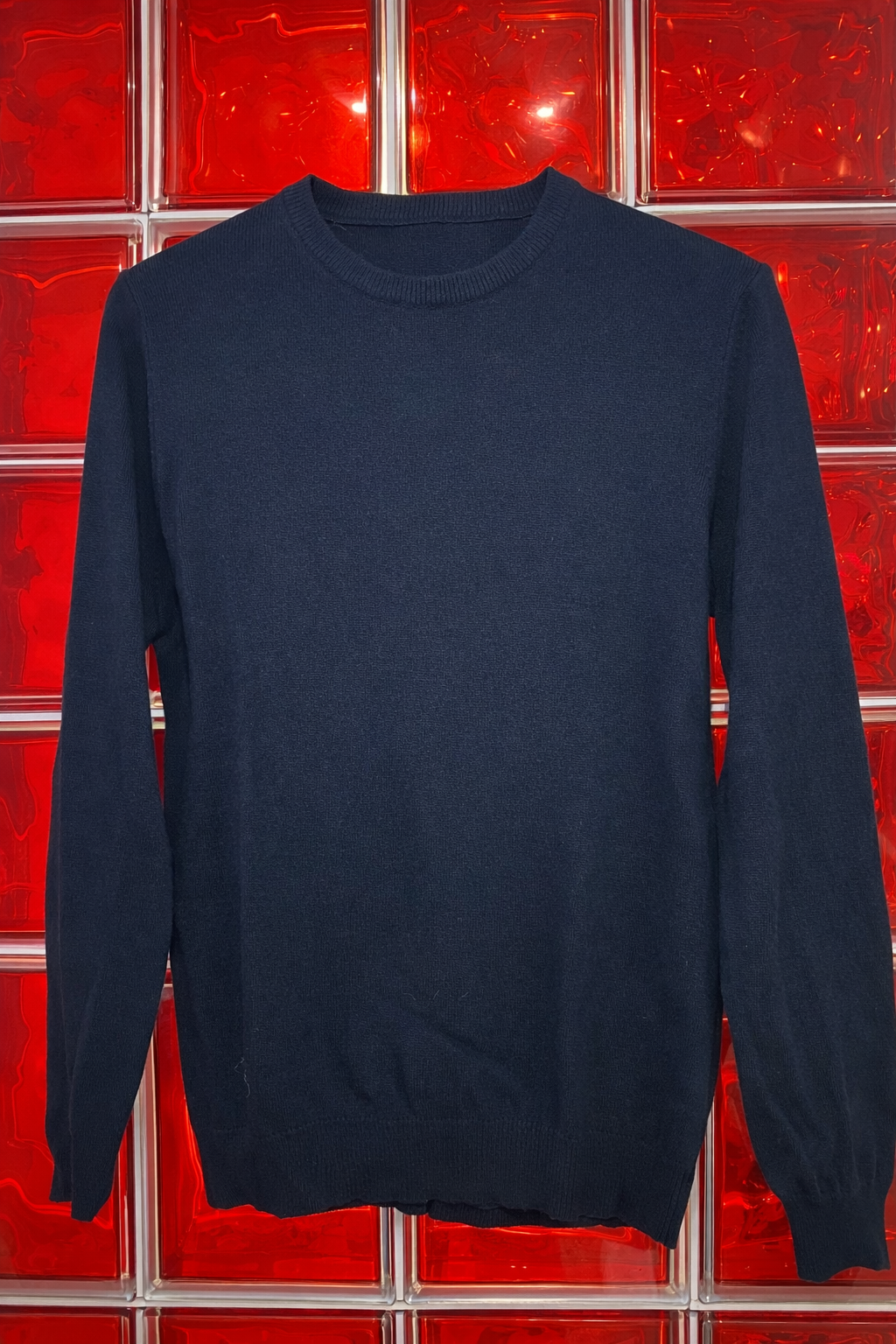 Pull col rond en laine & cachemire