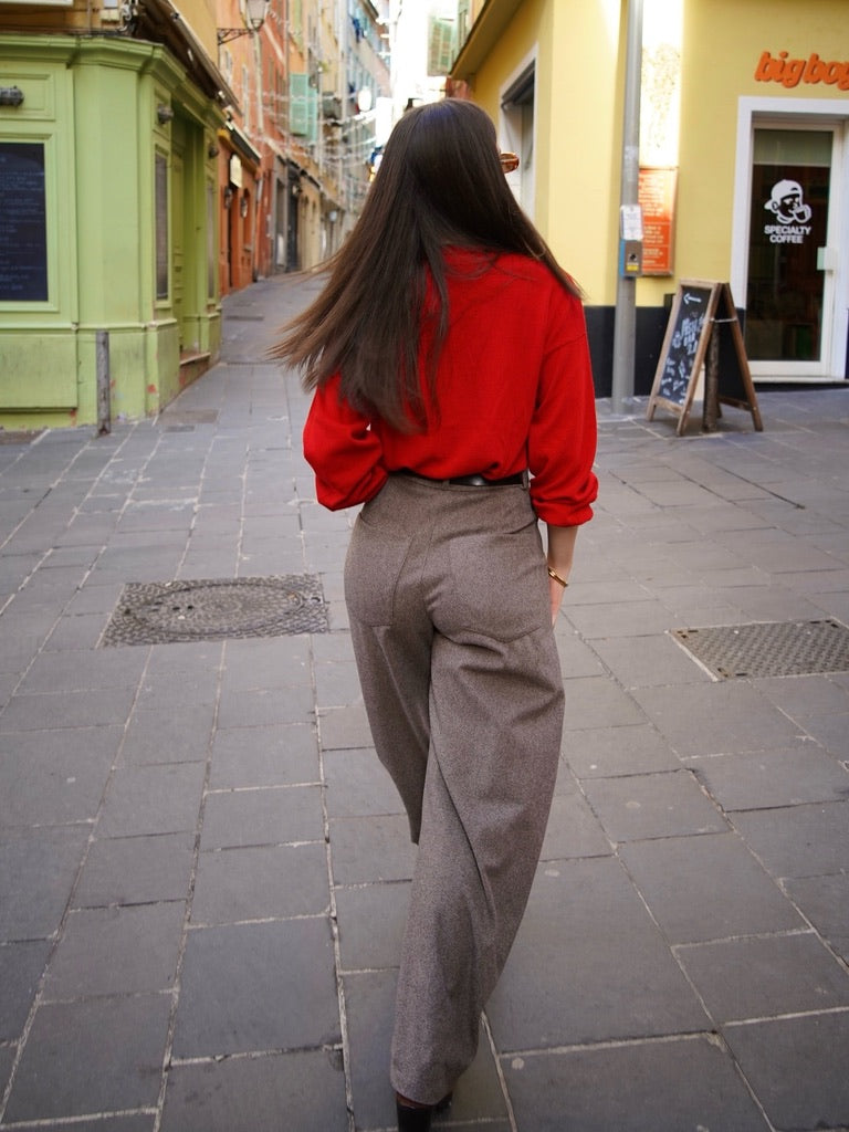 Pantalon chevron boule