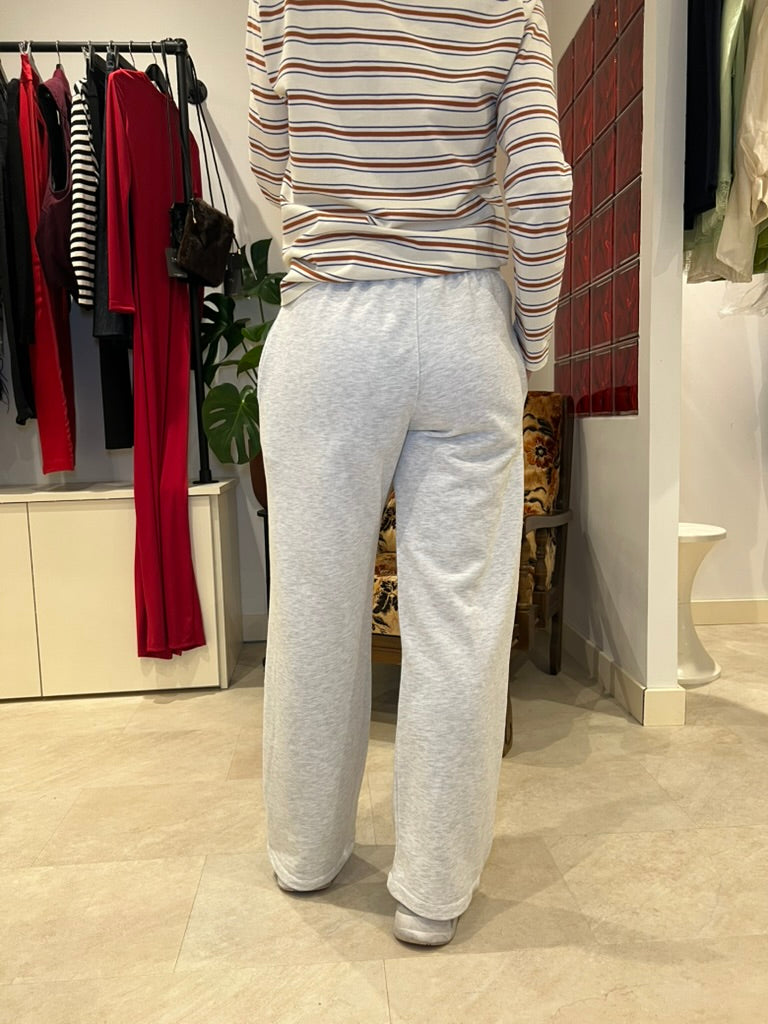 Jogging en coton gris clair