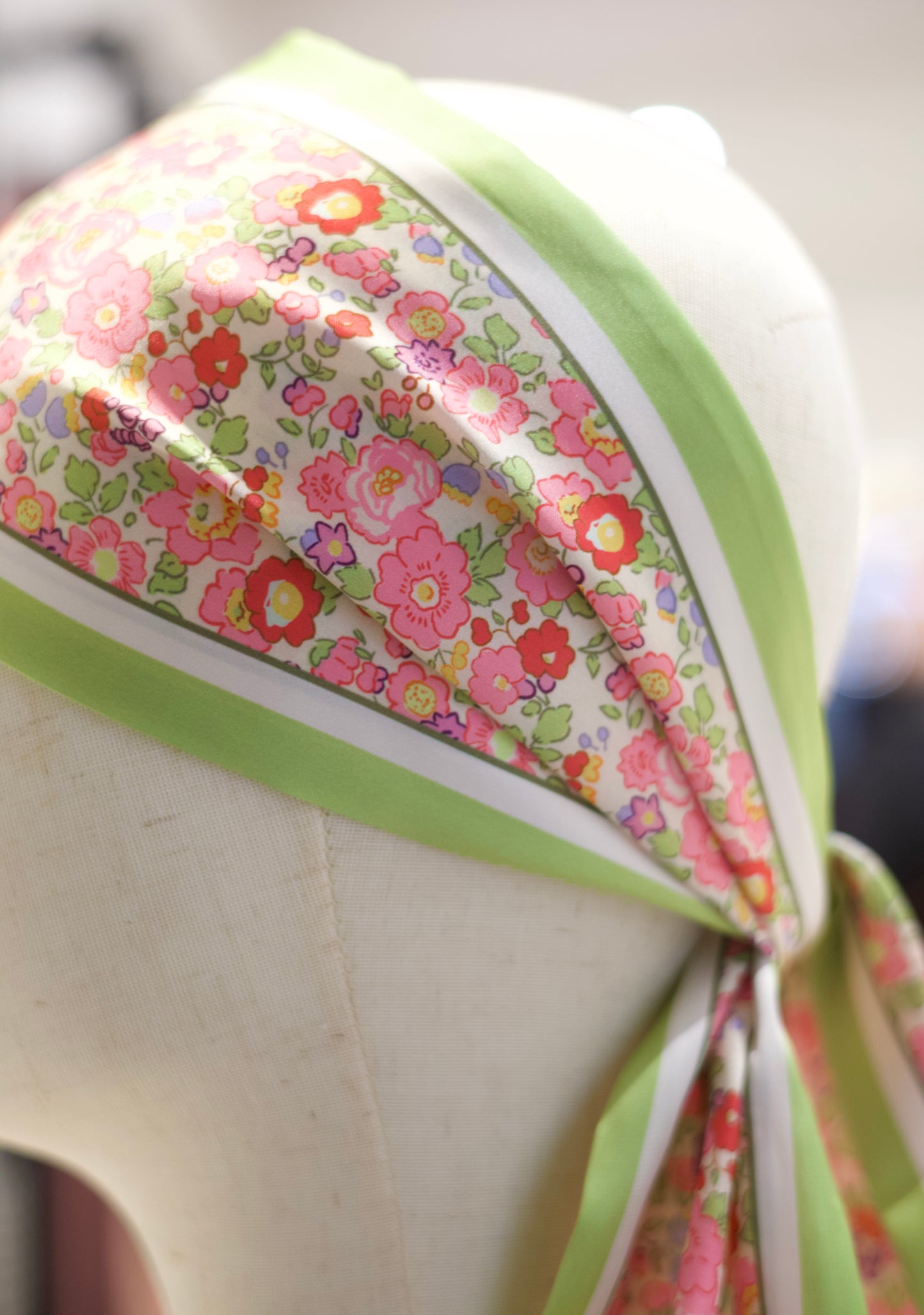 Bandeau foulard fleuri