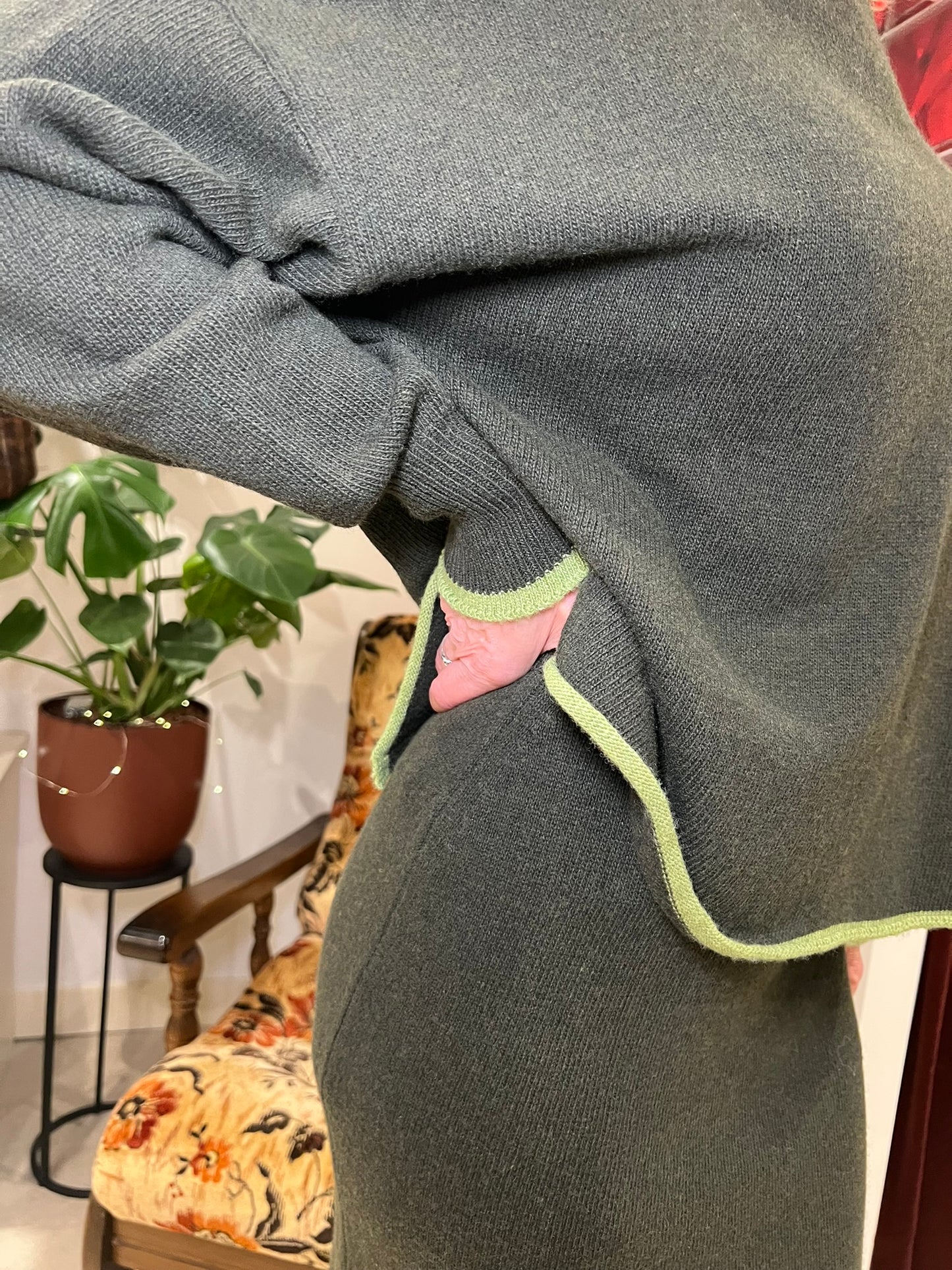 Pull col bateau en laine et cachemire