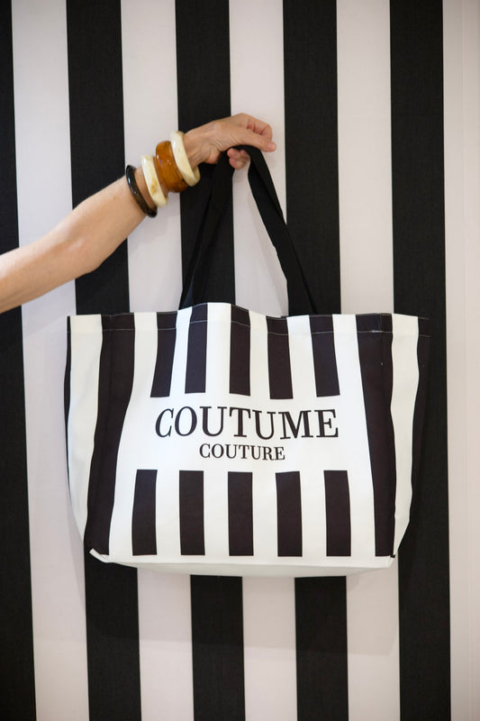 Tote bag rayé Coutume Couture