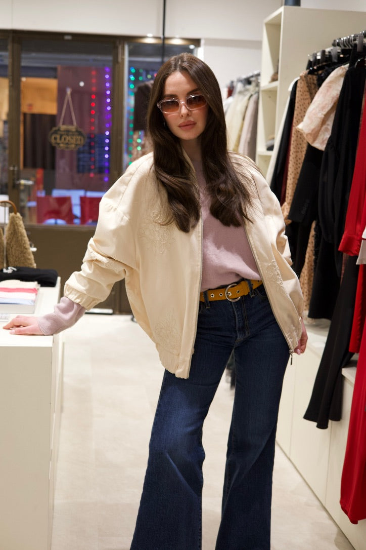 Veste bomber brodée