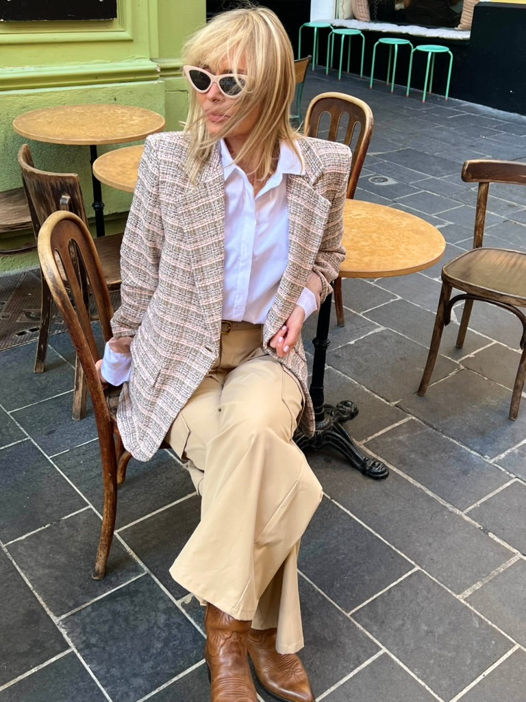 Blazer en tweed