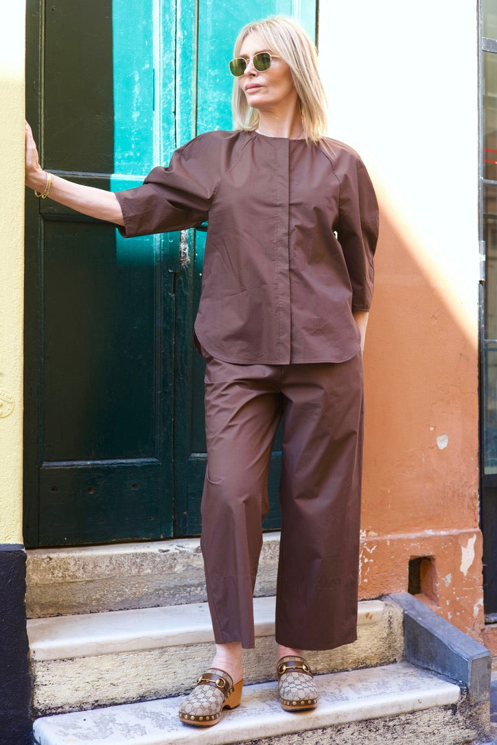 Chemise manches bouffante