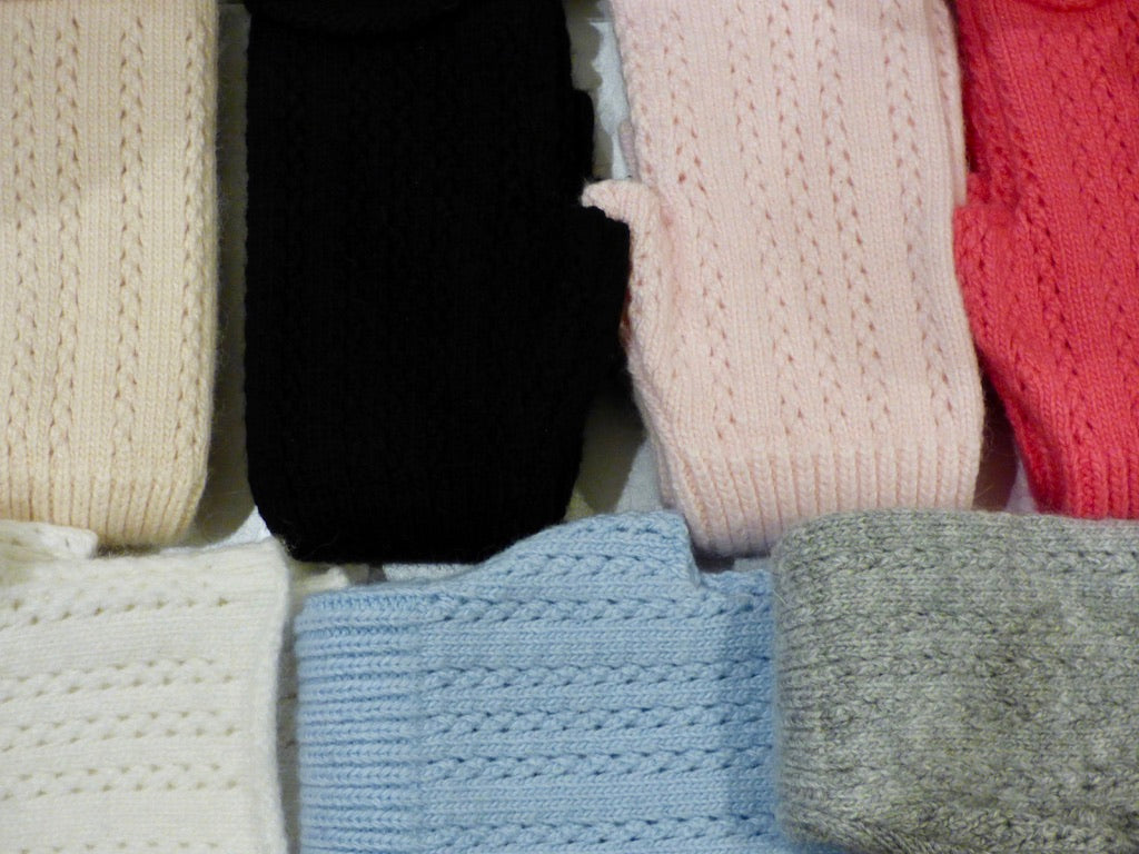 Mitaines mi-longues en maille