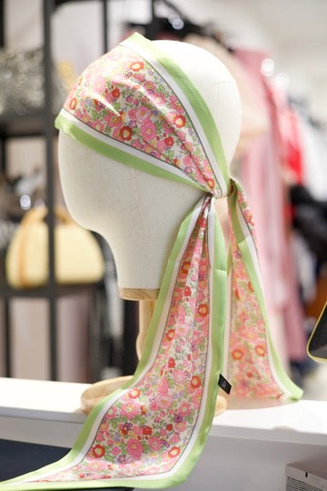 Bandeau foulard fleuri