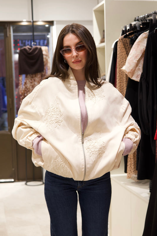 Veste bomber brodée