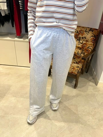 Jogging en coton gris clair