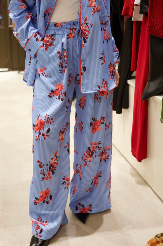 Pantalon imprimé fleuri