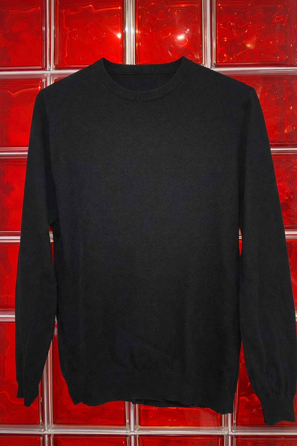 Pull col rond en laine & cachemire