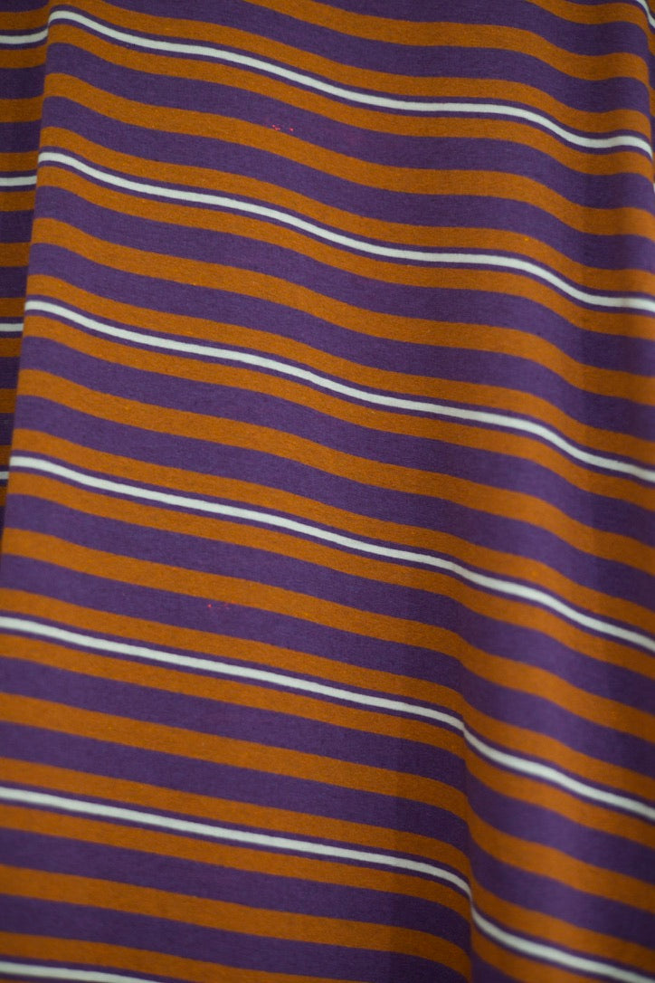 T-shirt rayé col rond