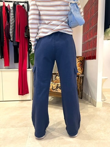 Jogging bleu marine esprit cargo