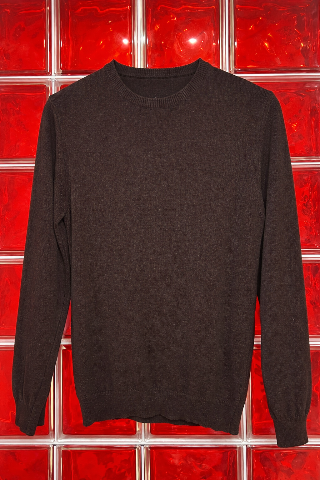 Pull col rond en laine & cachemire