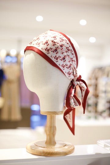 Bandeau foulard fleuri