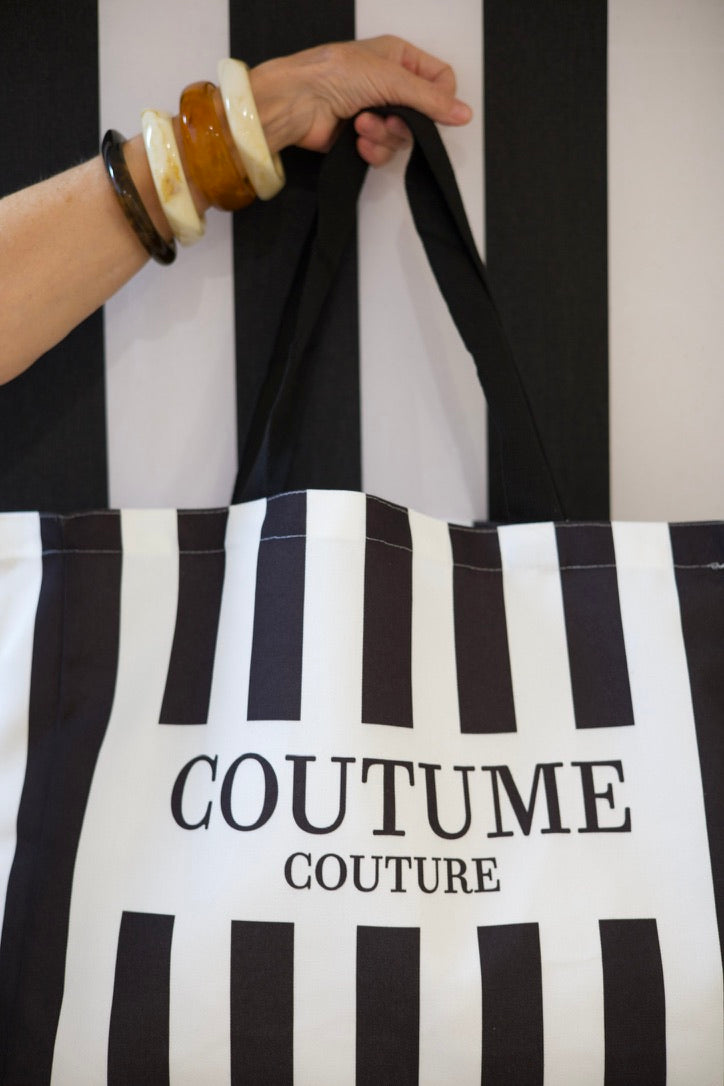 Tote bag rayé Coutume Couture